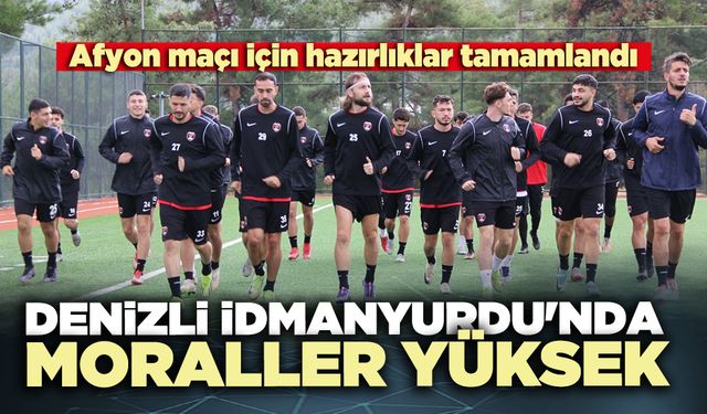 Denizli İdmanyurdu'nda moraller yüksek