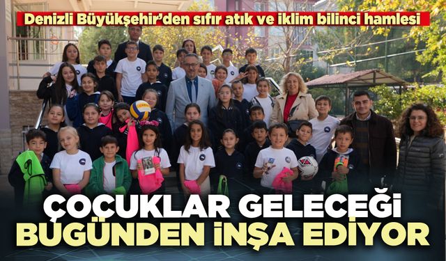 Çocuklar geleceği bugünden inşa ediyor
