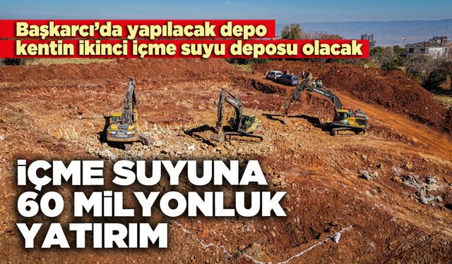İçme suyuna 60 milyonluk yatırım
