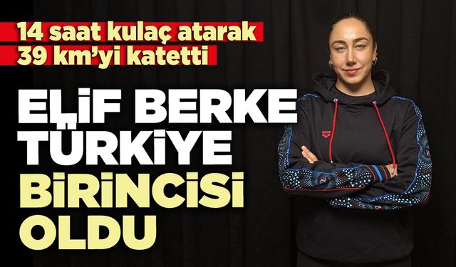 Elif Berke Türkiye Birincisi Oldu