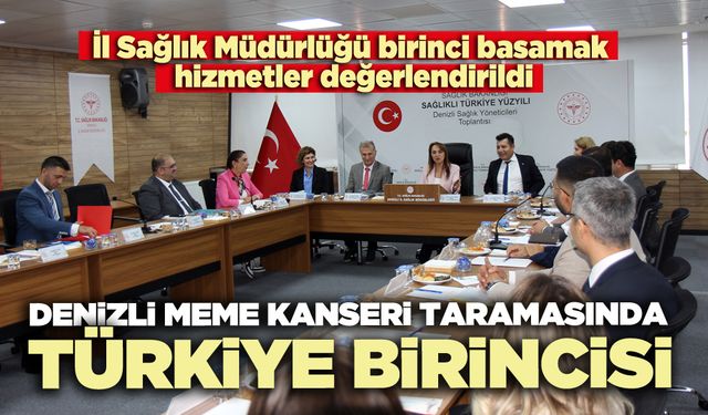 Denizli meme kanseri taramasında Türkiye birincisi