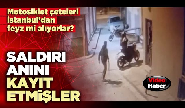 Saldırı anını kayıt etmişler
