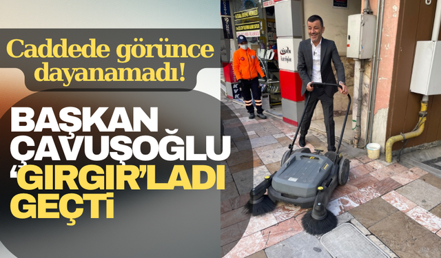 Başkan Çavuşoğlu caddede görünce gırırladı geçti