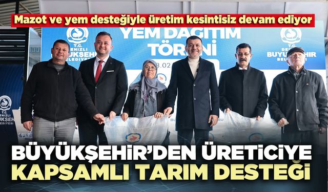 Büyükşehir’den üreticiye kapsamlı tarım desteği