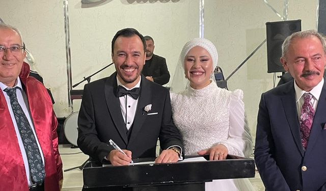 Gazeteci Kubilay Demir ve Şeyma Çölgeçen dünya evine girdi