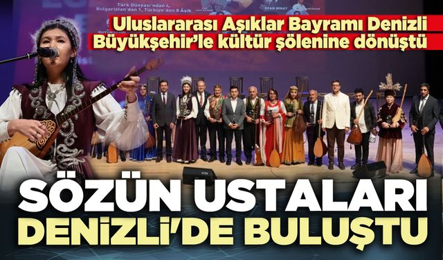 Sözün ustaları Denizli'de buluştu