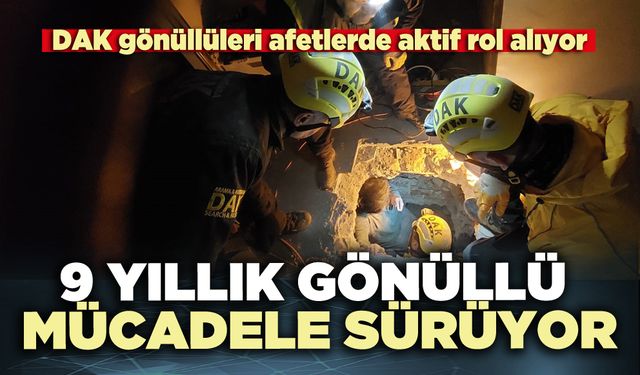 9 Yıllık gönüllü mücadele sürüyor
