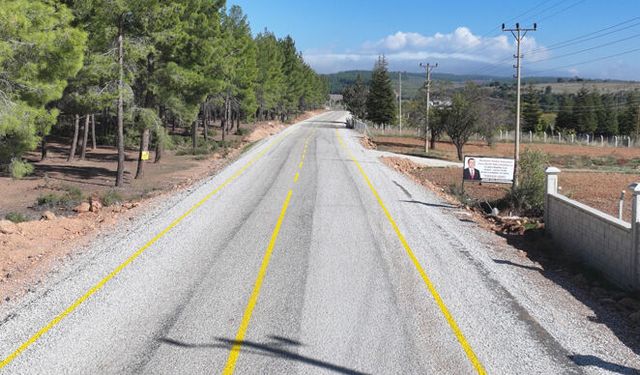Denizli Büyükşehir Karataş-Pınarlık yolunu tamamladı