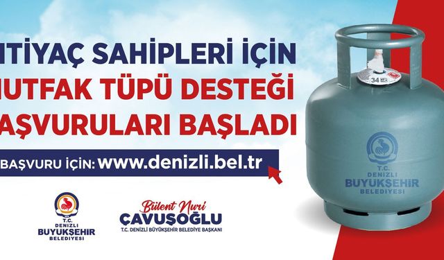 Tüp desteği ihtiyaç sahibi ailelere can simidi oldu