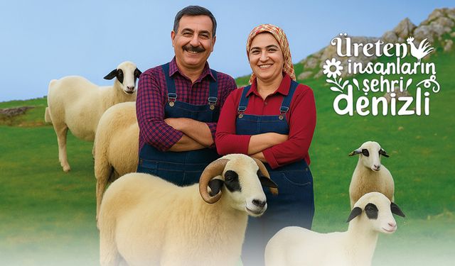 Denizli Büyükşehir’den koyun-koç desteği