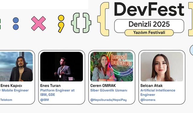 ‘DevFest Denizli 2025’ Merkezefendi’de teknoloji tutkunlarını buluşturacak