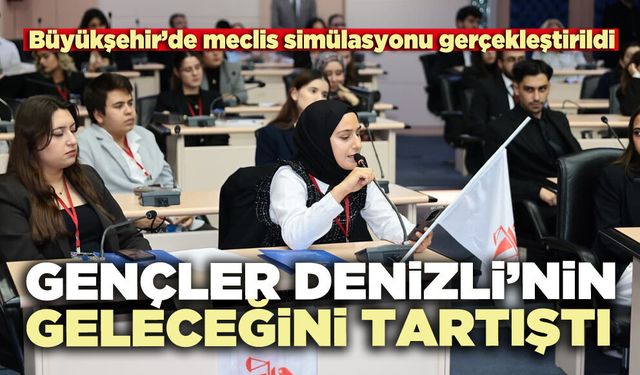 Gençler Denizli’nin geleceğini tartıştı