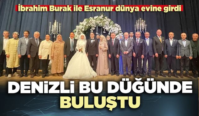Denizli bu düğünde buluştu