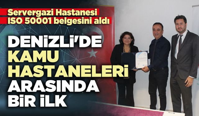 Denizli'de kamu hastaneleri arasında bir ilk