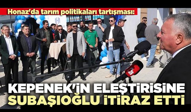 Kepenek'in eleştirisine Subaşıoğlu itiraz etti