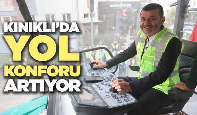 Kınıklı’da Yol Konforu Artıyor