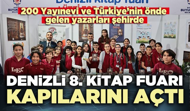 Denizli 8. Kitap Fuarı kapılarını açtı
