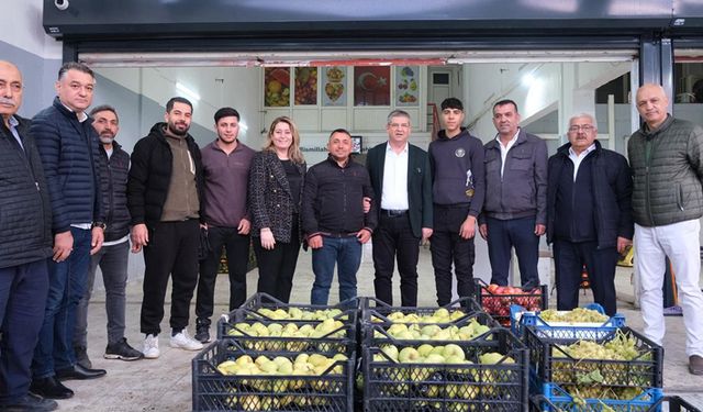 Subaşıoğlu hal ve terminal esnafıyla buluştu