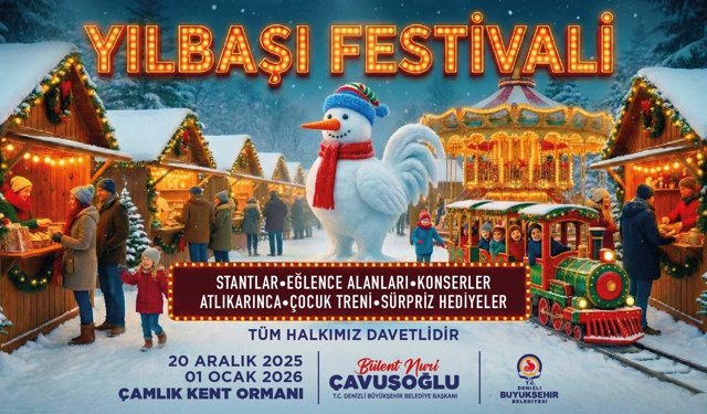 Denizli Büyükşehir Belediyesi  Yılbaşı Festivali 19-20 Aralık 2025