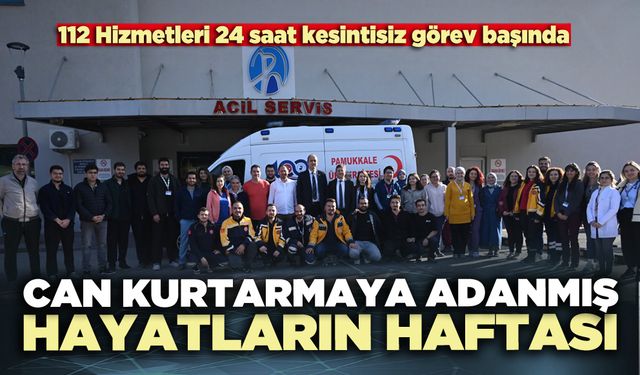 Can kurtarmaya adanmış hayatların haftası