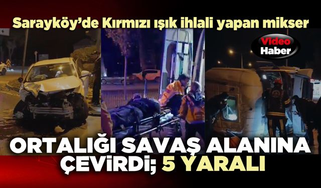Ortalığı savaş alanına çevirdi; 5 yaralı