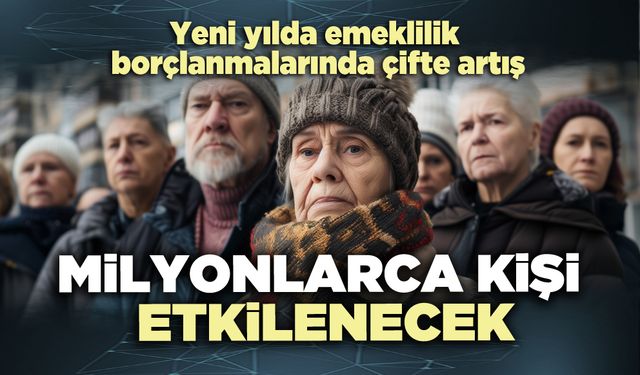 Yeni yılda emeklilik borçlanmalarında çifte artış: Milyonlarca kişi etkilenecek