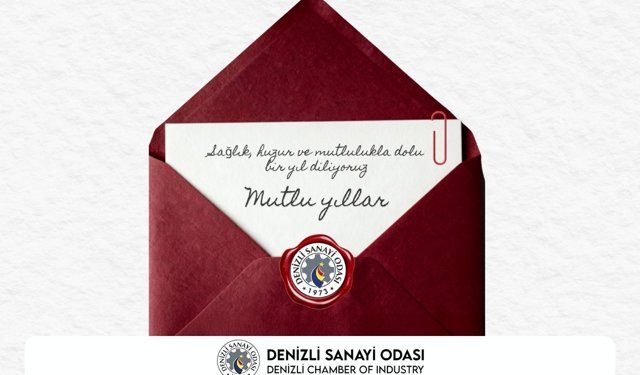Denizli Sanayi Odası Yeni Yıl Reklamı  1 Ocak 2025