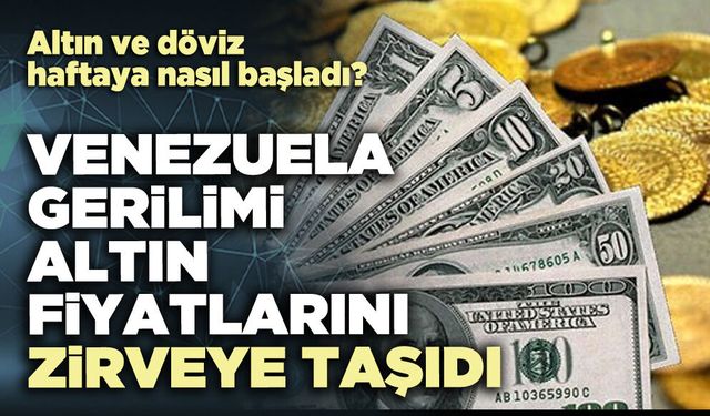 Venezuela gerilimi altın fiyatlarını zirveye taşıdı
