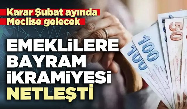 Emeklilere bayram ikramiyesi netleşti