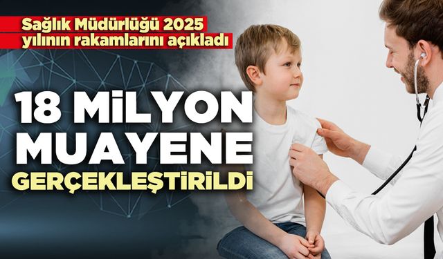 18 Milyon muayene gerçekleştirildi