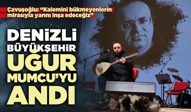 Denizli Büyükşehir Uğur Mumcu’yu andı