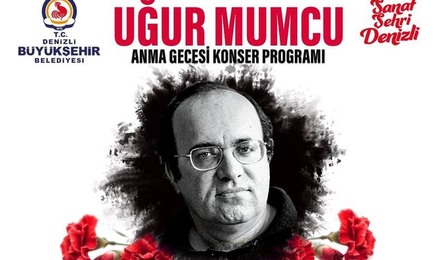Denizli Büyükşehir Belediyesi’nden Uğur Mumcu anma gecesi