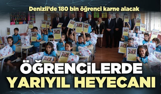 Öğrencilerde yarıyıl heyecanı