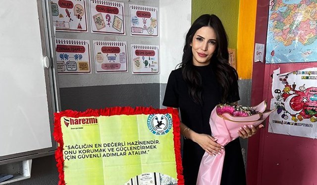 Miniklere sağlıklı beslenme anlatıldı