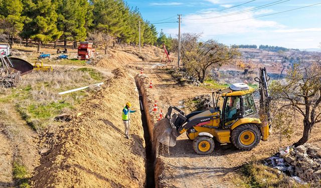 Çal Denizler’de 2 bin 718 metrelik içme suyu hattı yenileniyor