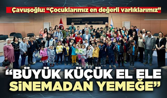 “Büyük küçük el ele sinemadan yemeğe”