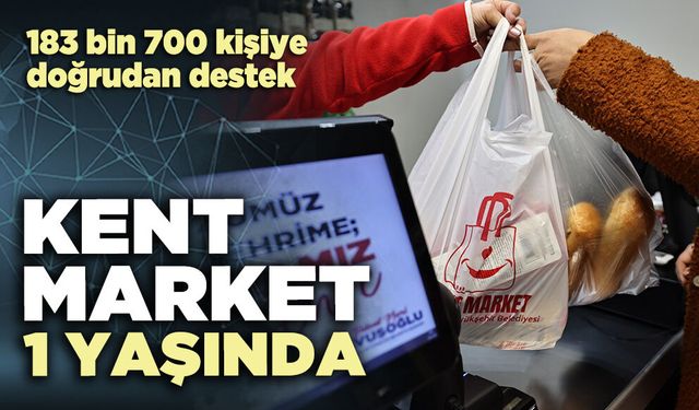 Kent Market 1 yaşında