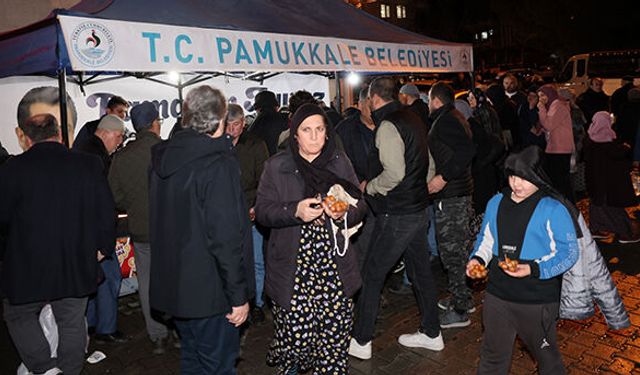 Pamukkale’de ramazan bereketi mahalle mahalle yayılıyor