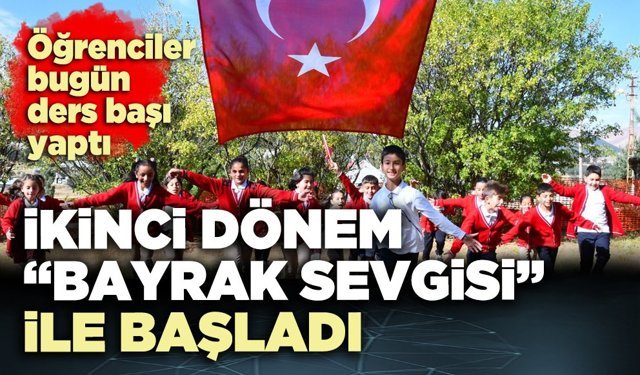 İkinci dönem “Bayrak Sevgisi” ile başladı