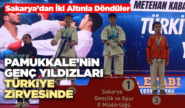 Pamukkale’nin Genç Yıldızları Türkiye Zirvesinde