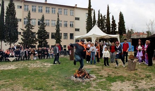 Çal'da Nevruz renkli görüntülere sahne oldu
