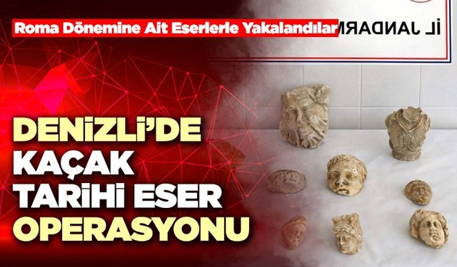 Roma Dönemine Ait Eserlerle Yakalandılar