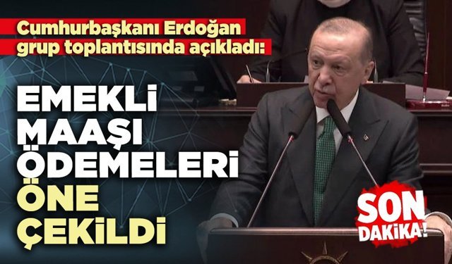 Emekli maaşı ödemeleri öne çekildi