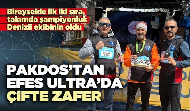 Pakdos’tan Efes Ultra’da çifte zafer
