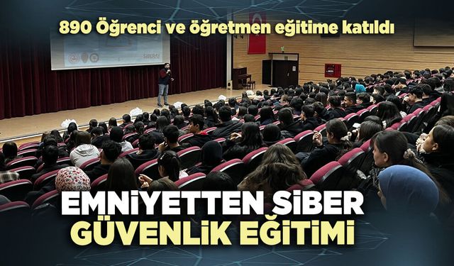 Emniyetten siber güvenlik eğitimi