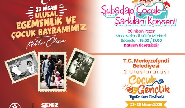 Denizli Merkezefendi Belediyesi 23 Nisan Kutlamaları Popup Reklamı
