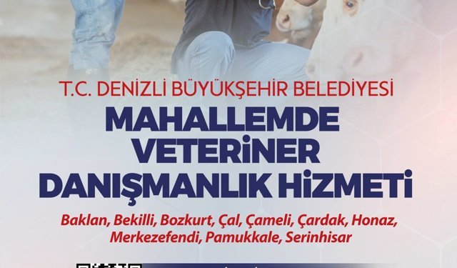 Denizli Büyükşehir’den Üreticiye Sahada Destek
