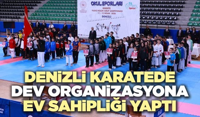 Denizli Karatede Dev Organizasyona Ev Sahipliği Yaptı