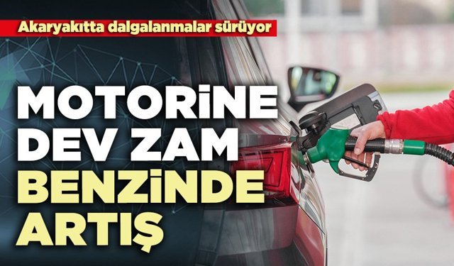Motorine dev zam, benzine de artış