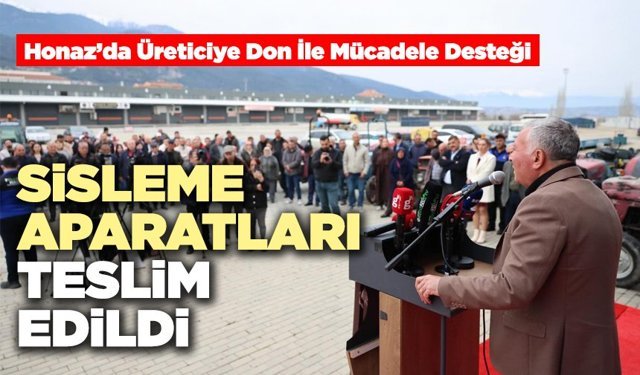 Sisleme Aparatları Teslim Edildi